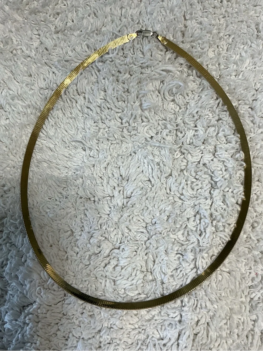 BEL ORO Italy Reversible 925 Omega Necklace